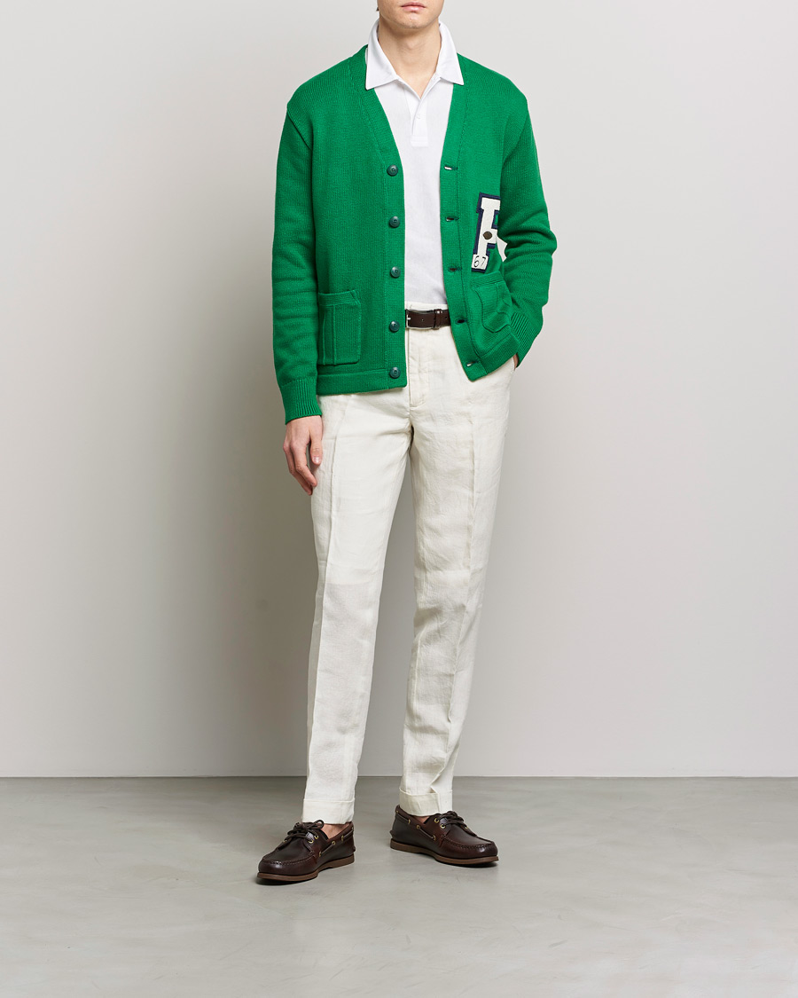 Herre | Gensere | Polo Ralph Lauren | Cotton Knitted Varsity Cardigan New Forest