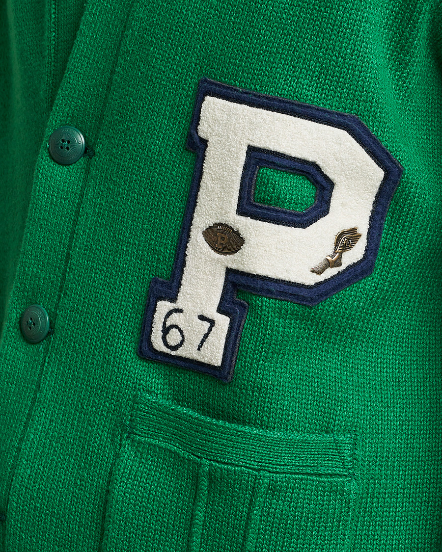 Herre | Gensere | Polo Ralph Lauren | Cotton Knitted Varsity Cardigan New Forest