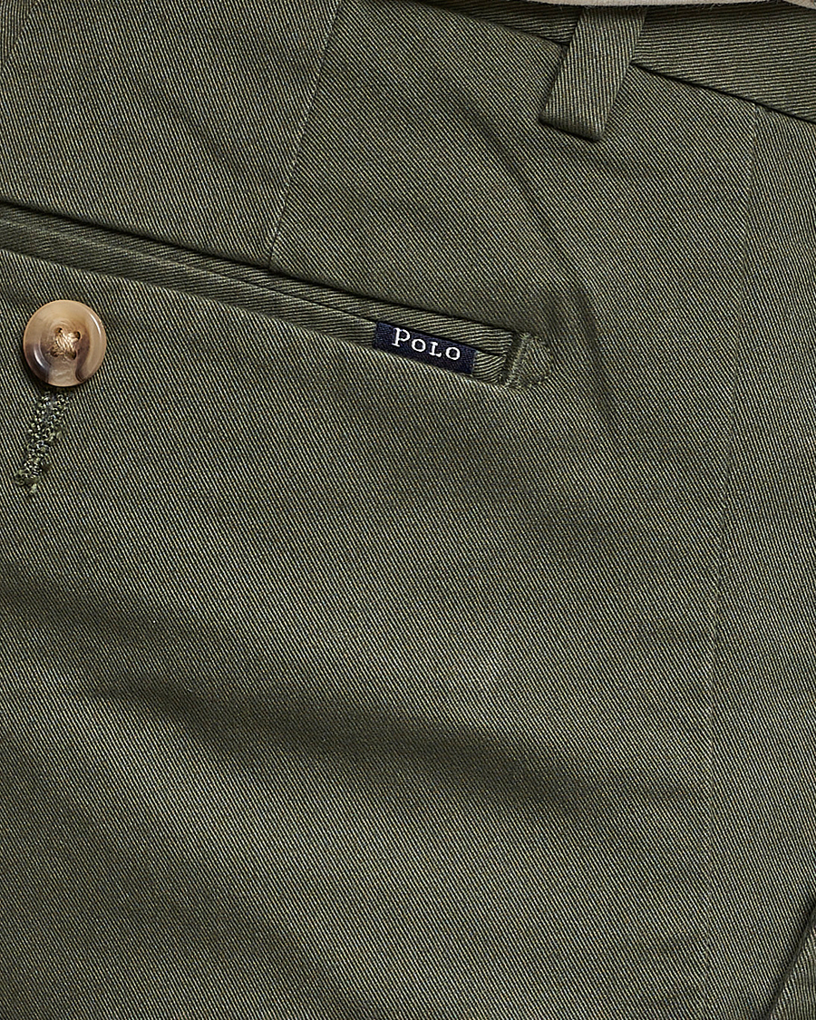 Herre | Shorts | Polo Ralph Lauren | Tailored Slim Fit Shorts Fossil Green