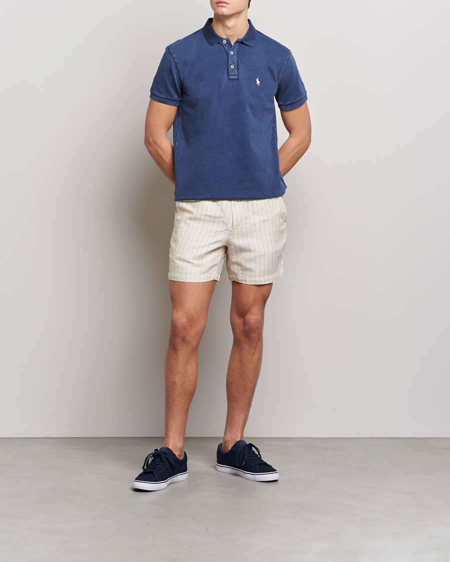 Herre | Shorts | Polo Ralph Lauren | Prepster Linen/Tencel Pinstripe Shorts Andover Cream