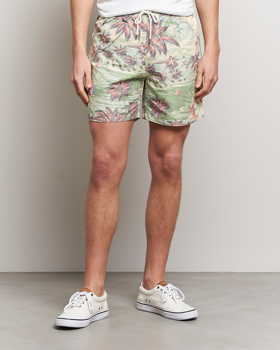Herre | | Polo Ralph Lauren | Hawaiian Bazar Swimshorts Beach Green