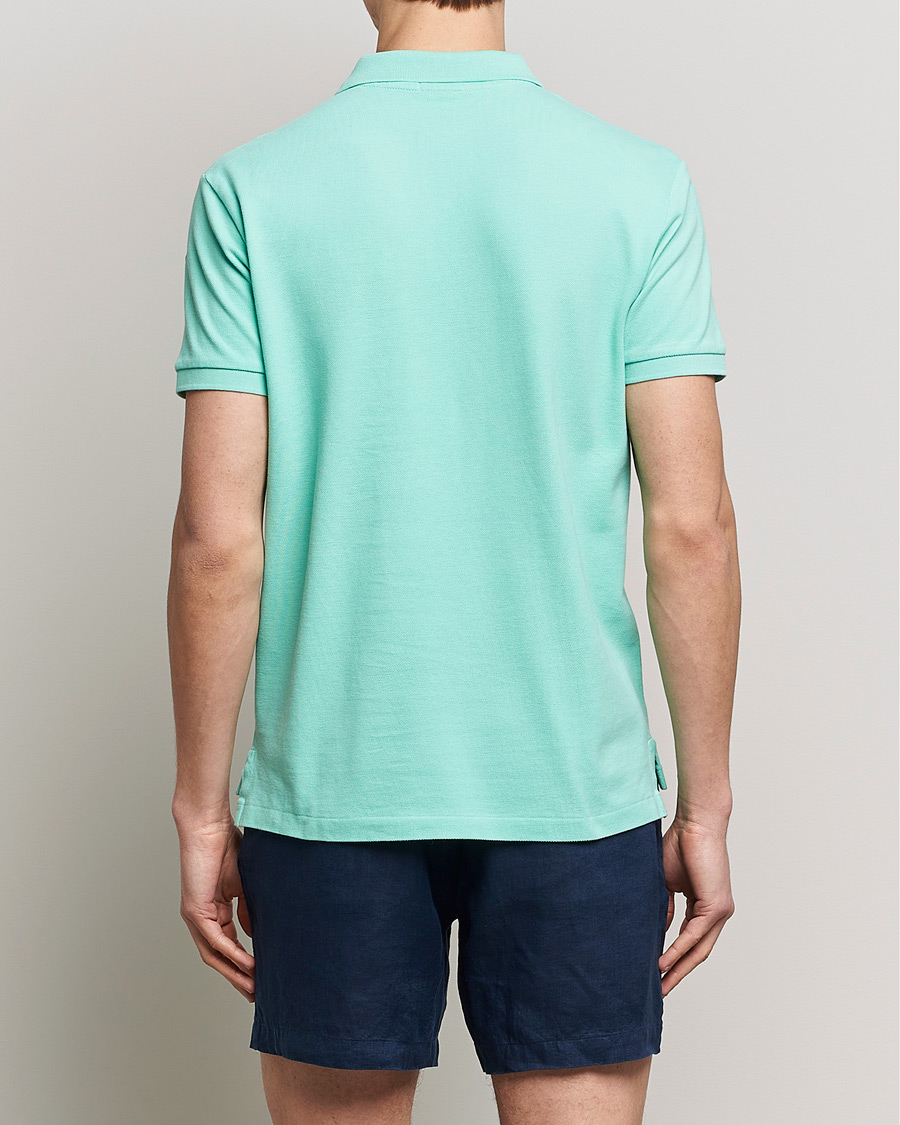 Herre | Pikéer | Polo Ralph Lauren | Custom Slim Fit Polo Aqua Verde