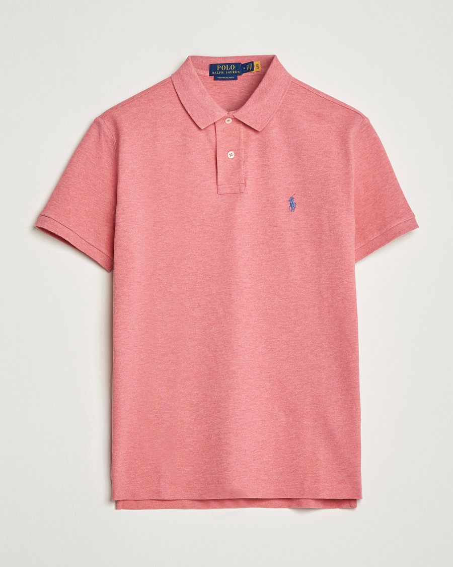 Herre | Pikéer | Polo Ralph Lauren | Custom Slim Fit Polo Highland Rose Heather