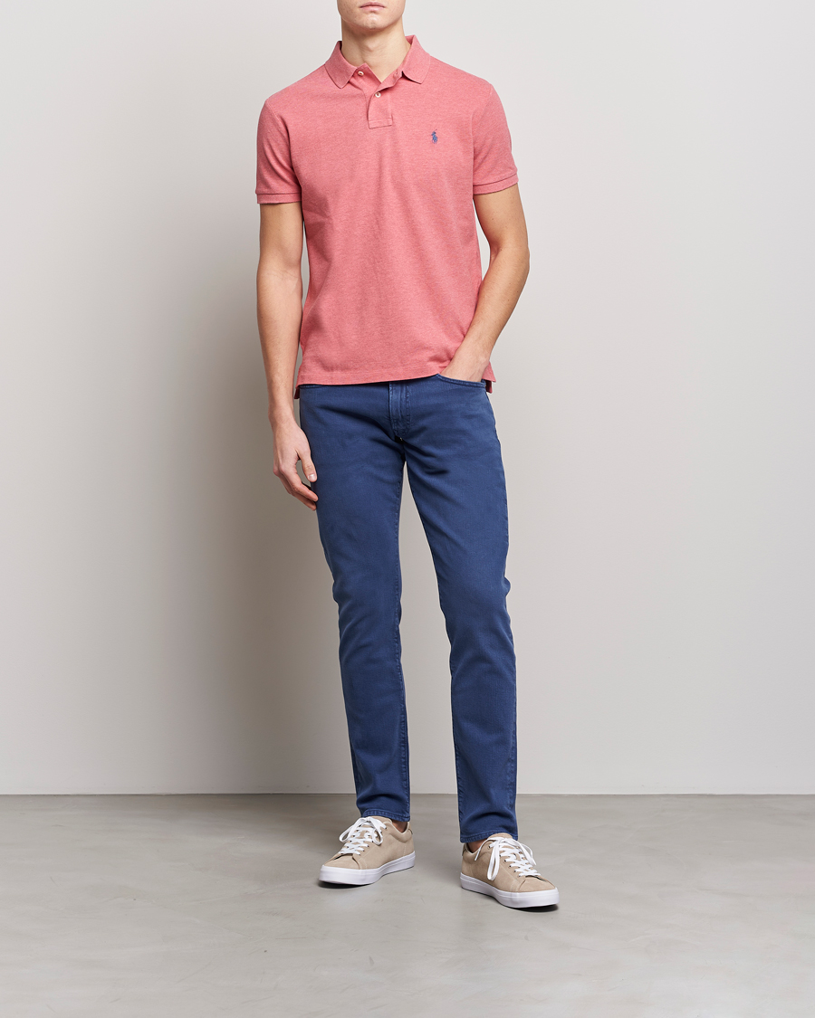 Herre | Pikéer | Polo Ralph Lauren | Custom Slim Fit Polo Highland Rose Heather