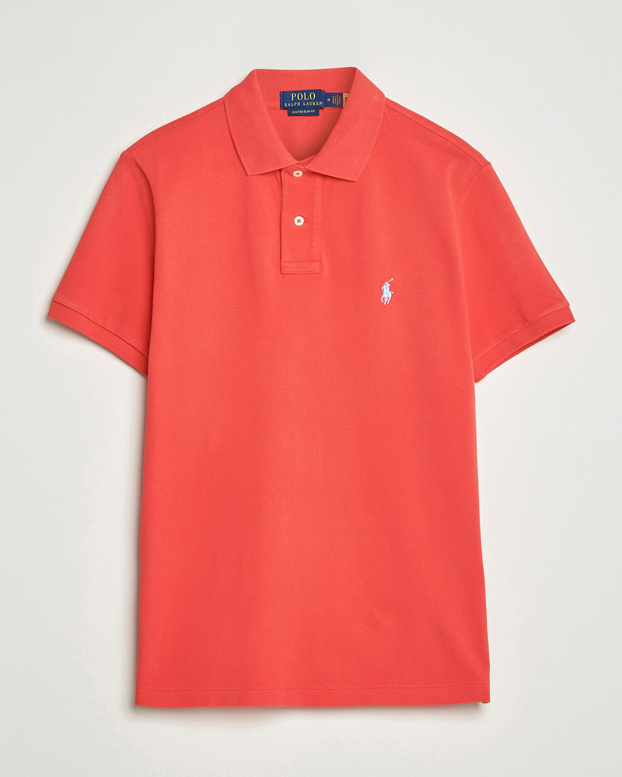 Herre | Pikéer | Polo Ralph Lauren | Custom Slim Fit Polo Red Reef