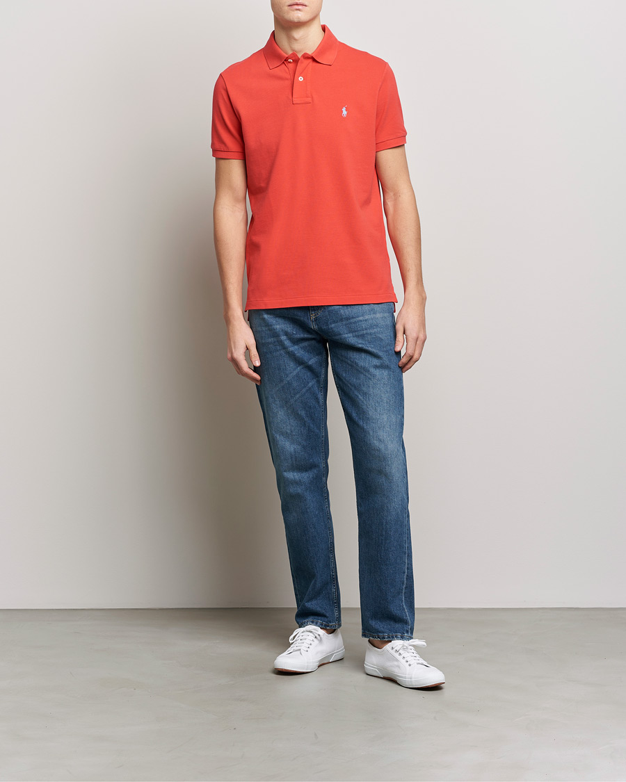 Herre | Pikéer | Polo Ralph Lauren | Custom Slim Fit Polo Red Reef