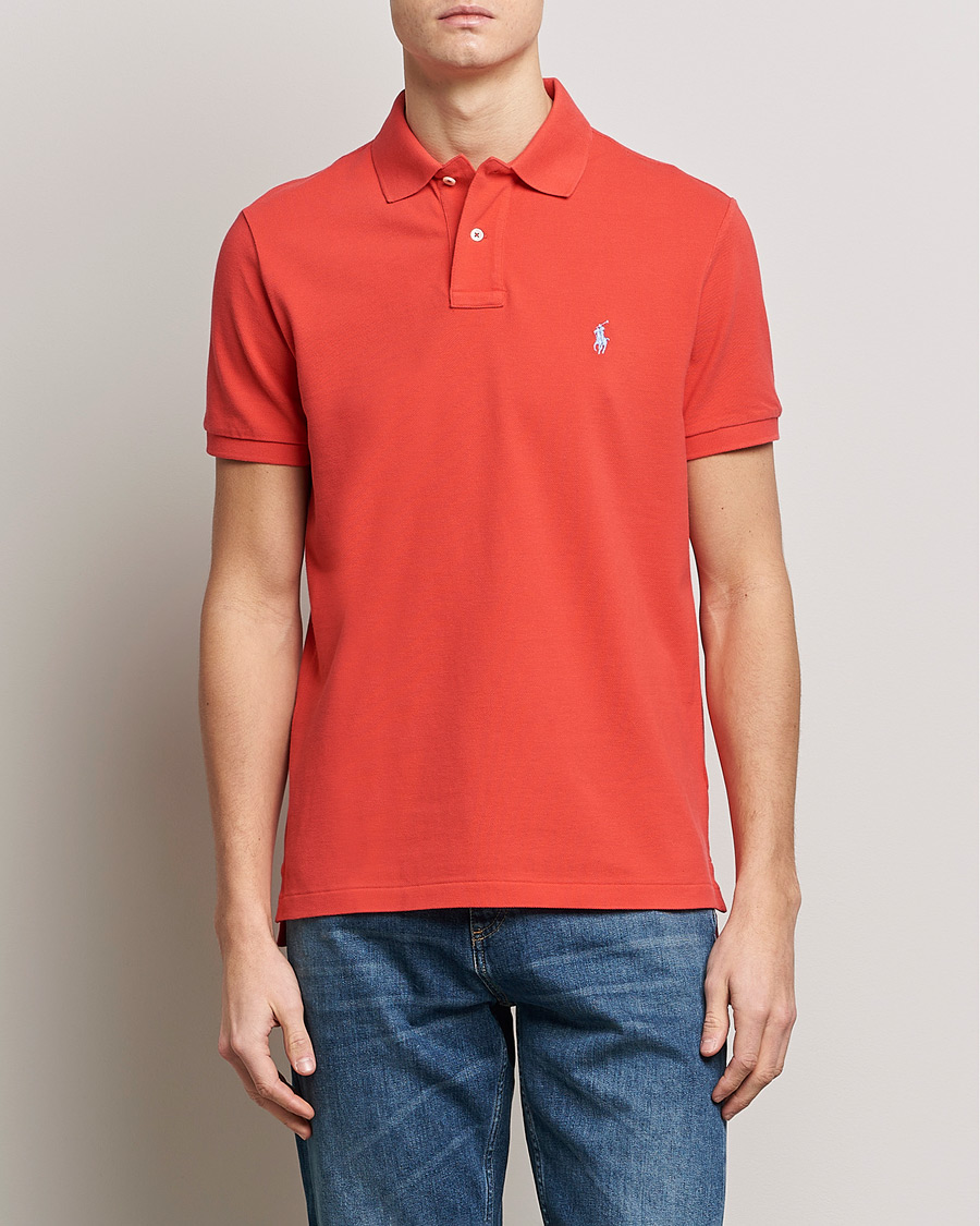 Herre | Avdelinger | Polo Ralph Lauren | Custom Slim Fit Polo Red Reef