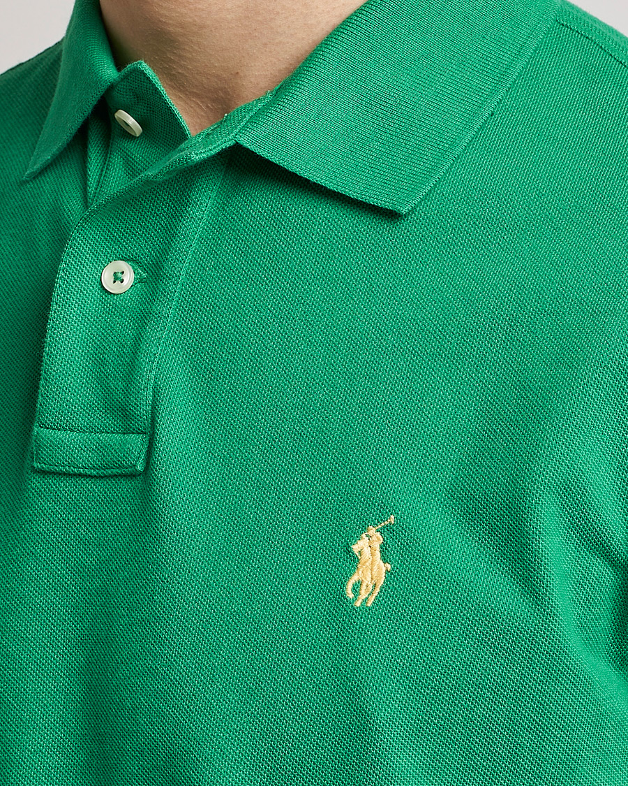 Herre | Pikéer | Polo Ralph Lauren | Custom Slim Fit Polo Optic Green