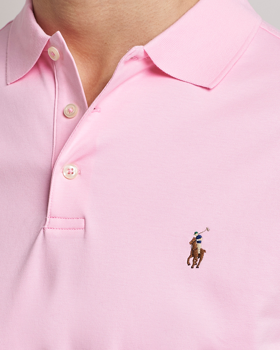 Herre | Pikéer | Polo Ralph Lauren | Luxury Pima Cotton Polo Carmel Pink