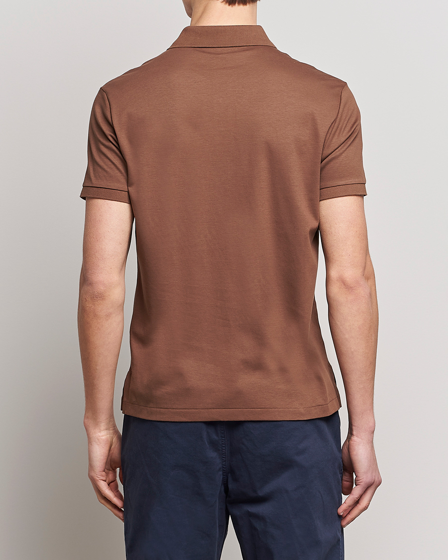 Herre | Pikéer | Polo Ralph Lauren | Pima Cotton Polo Luggage Brown