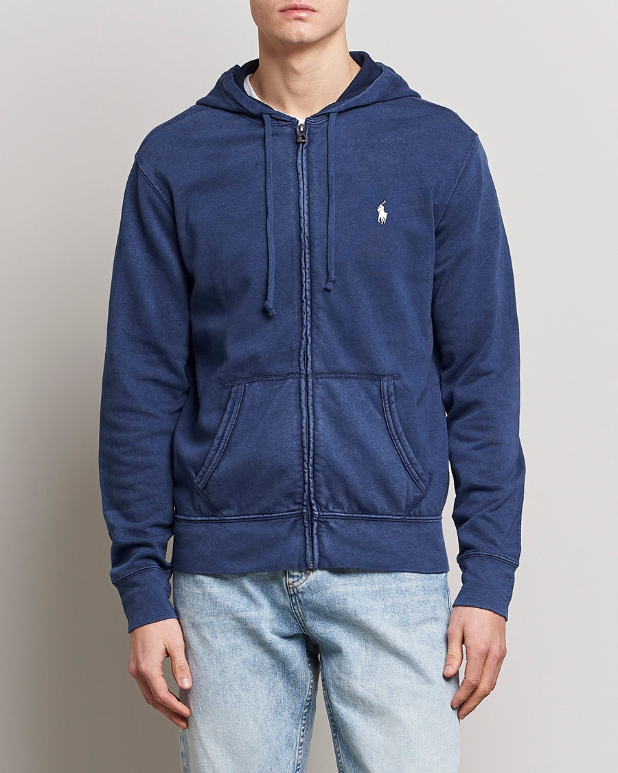 Herre |  | Polo Ralph Lauren | Spa Terry Full Zip Hoodie Newport Navy