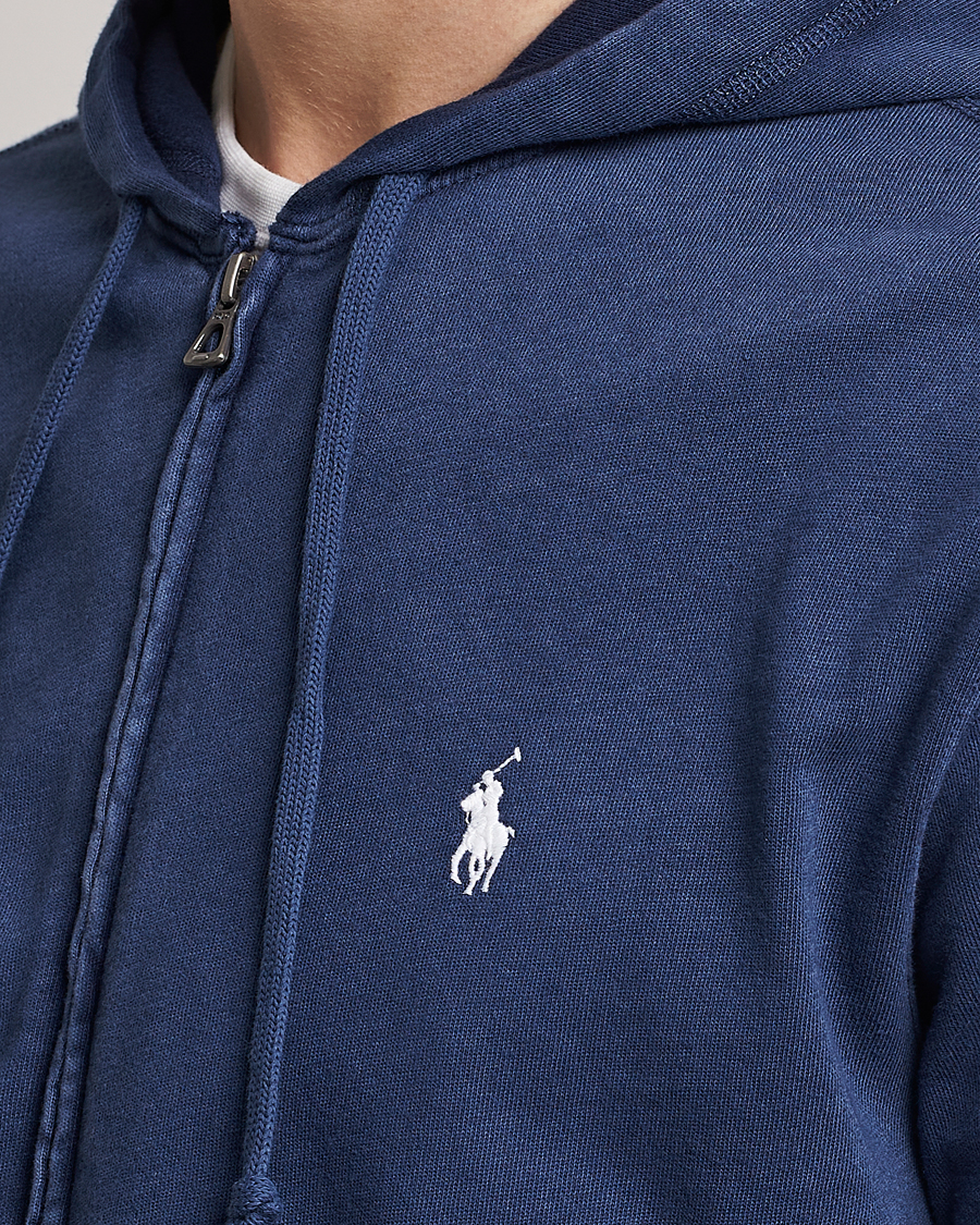 Herre | Gensere | Polo Ralph Lauren | Spa Terry Full Zip Hoodie Newport Navy
