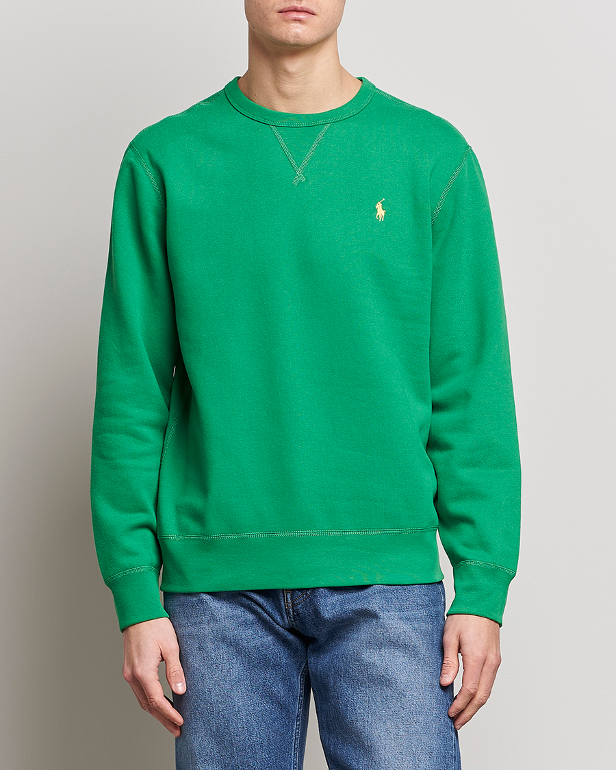 Herre | Gensere | Polo Ralph Lauren | Crew Neck Sweatshirt Optic Green