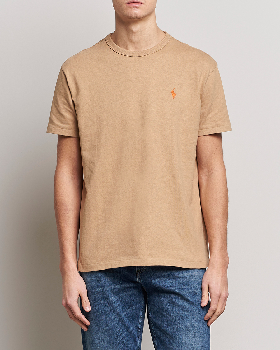 Herre | T-Shirts | Polo Ralph Lauren | Heavyweight T-Shirt Classic Camel
