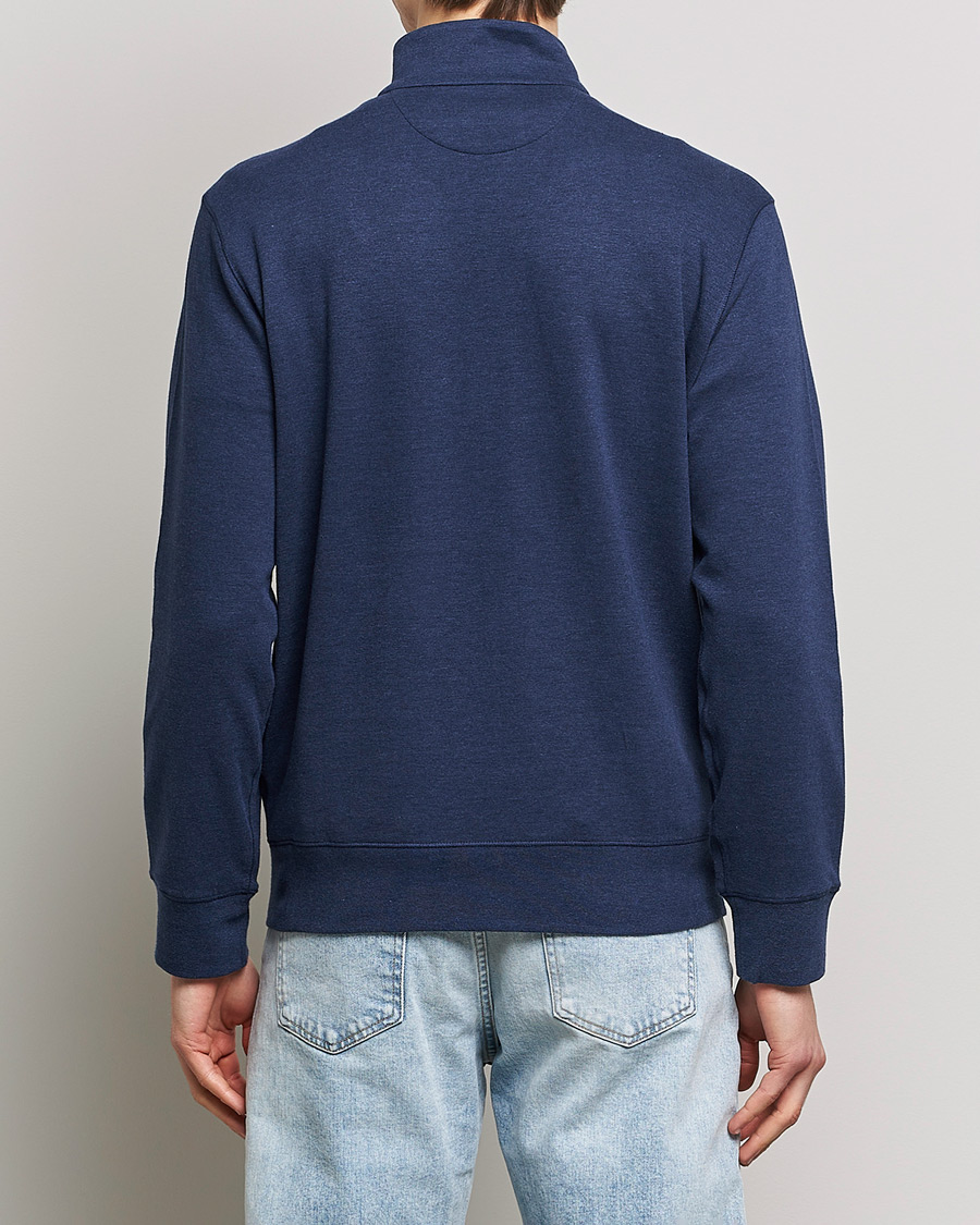 Herre | Gensere | Polo Ralph Lauren | Double Knit Half-Zip Sweater Spring Navy Heather
