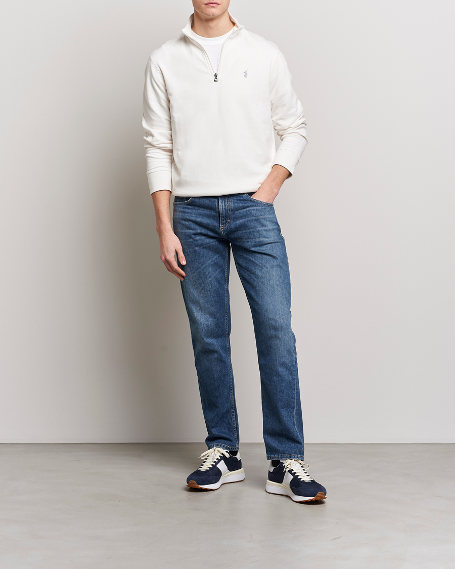Herre | Gensere | Polo Ralph Lauren | Double Knit Half-Zip Sweater Nevis