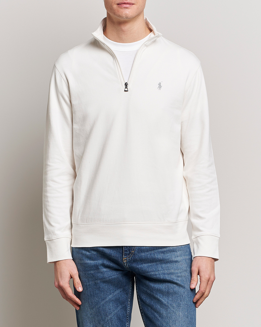 Herre | Gensere | Polo Ralph Lauren | Double Knit Half-Zip Sweater Nevis