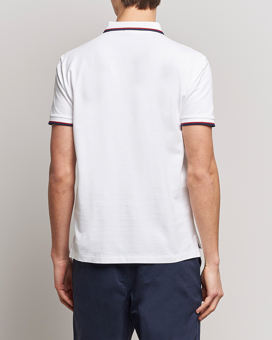 Herre | Pikéer | Polo Ralph Lauren | Custom Slim Fit Tipped Polo White