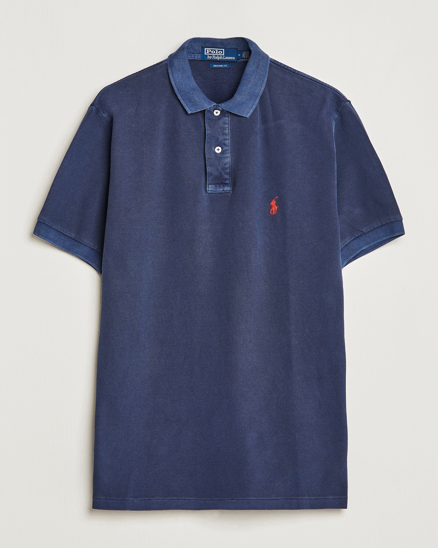 Herre | Pikéer | Polo Ralph Lauren | Heritage Mesh Polo Newport Navy