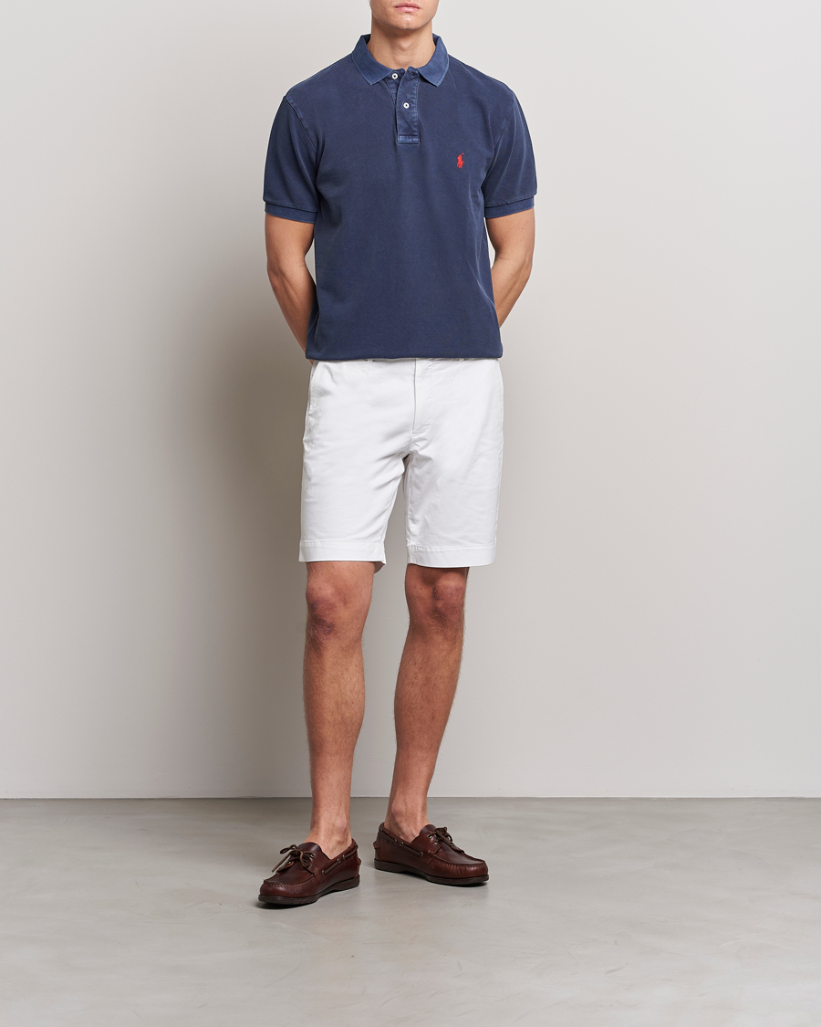Herre | Pikéer | Polo Ralph Lauren | Heritage Mesh Polo Newport Navy