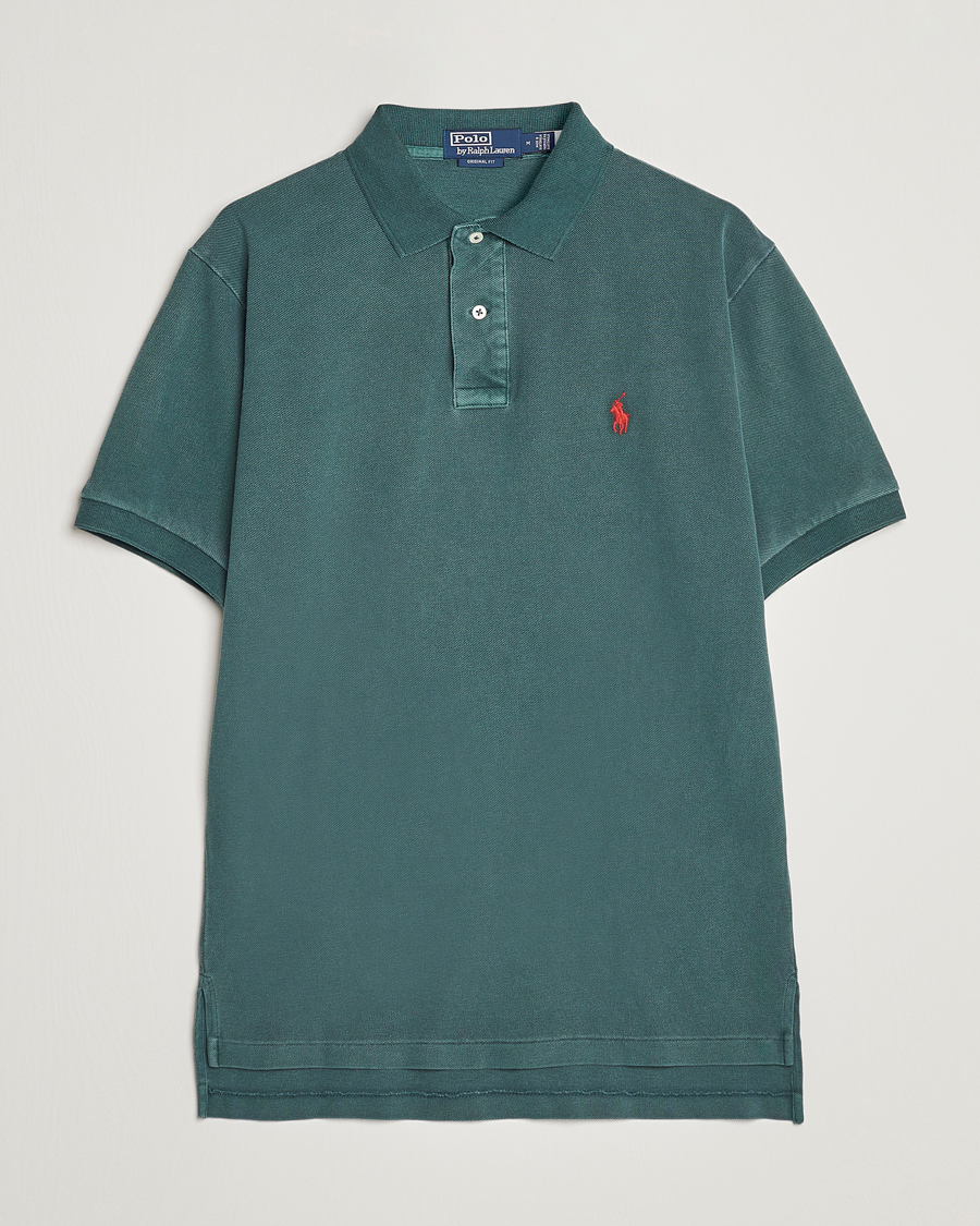 Herre | Pikéer | Polo Ralph Lauren | Heritage Mesh Polo Forest Green