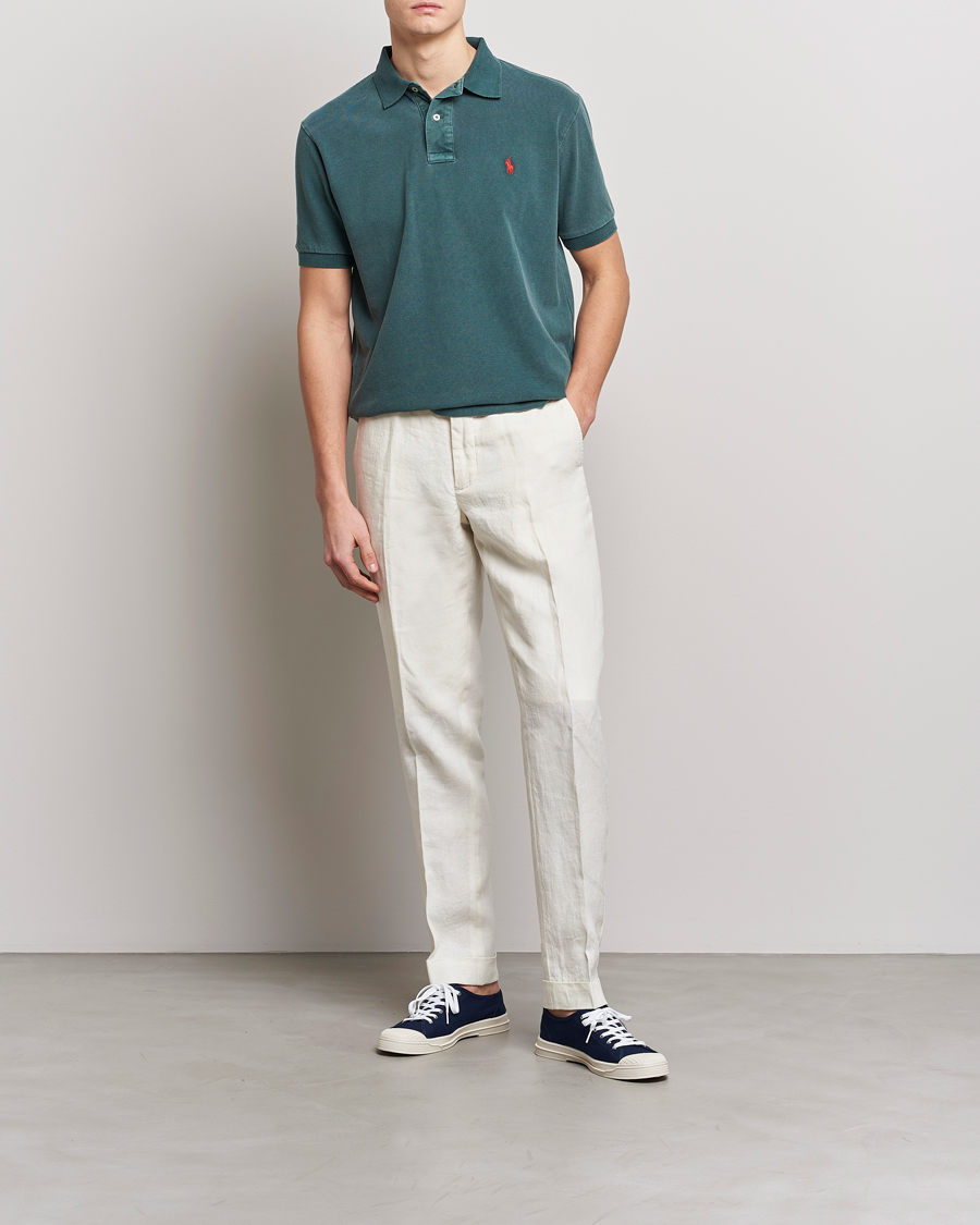 Herre | Pikéer | Polo Ralph Lauren | Heritage Mesh Polo Forest Green