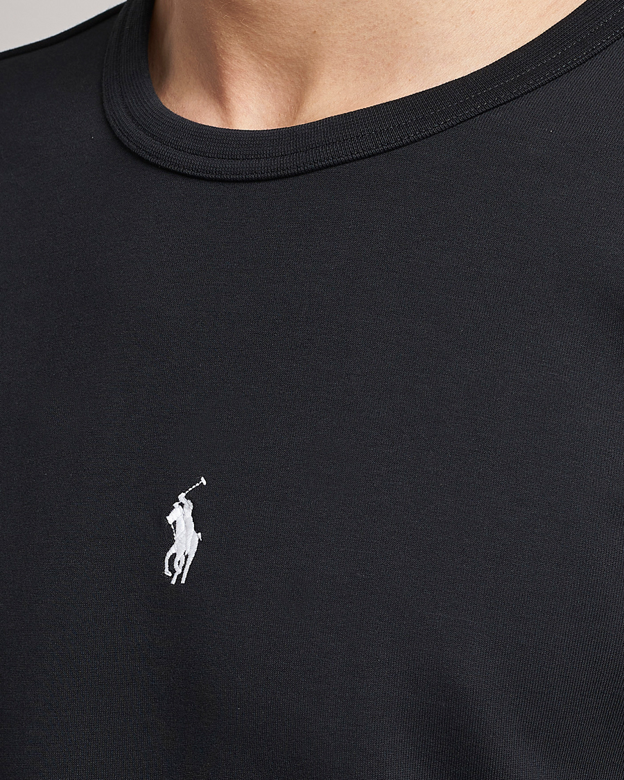 Herre | Gensere | Polo Ralph Lauren | Double Knit Center Logo Sweatshirt Black