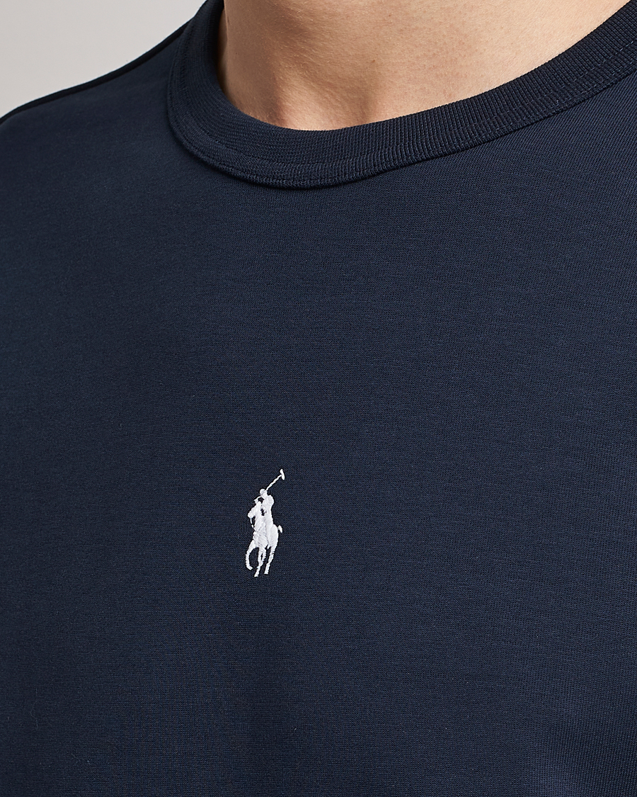 Herre | Gensere | Polo Ralph Lauren | Double Knit Center Logo Sweatshirt Aviator Navy