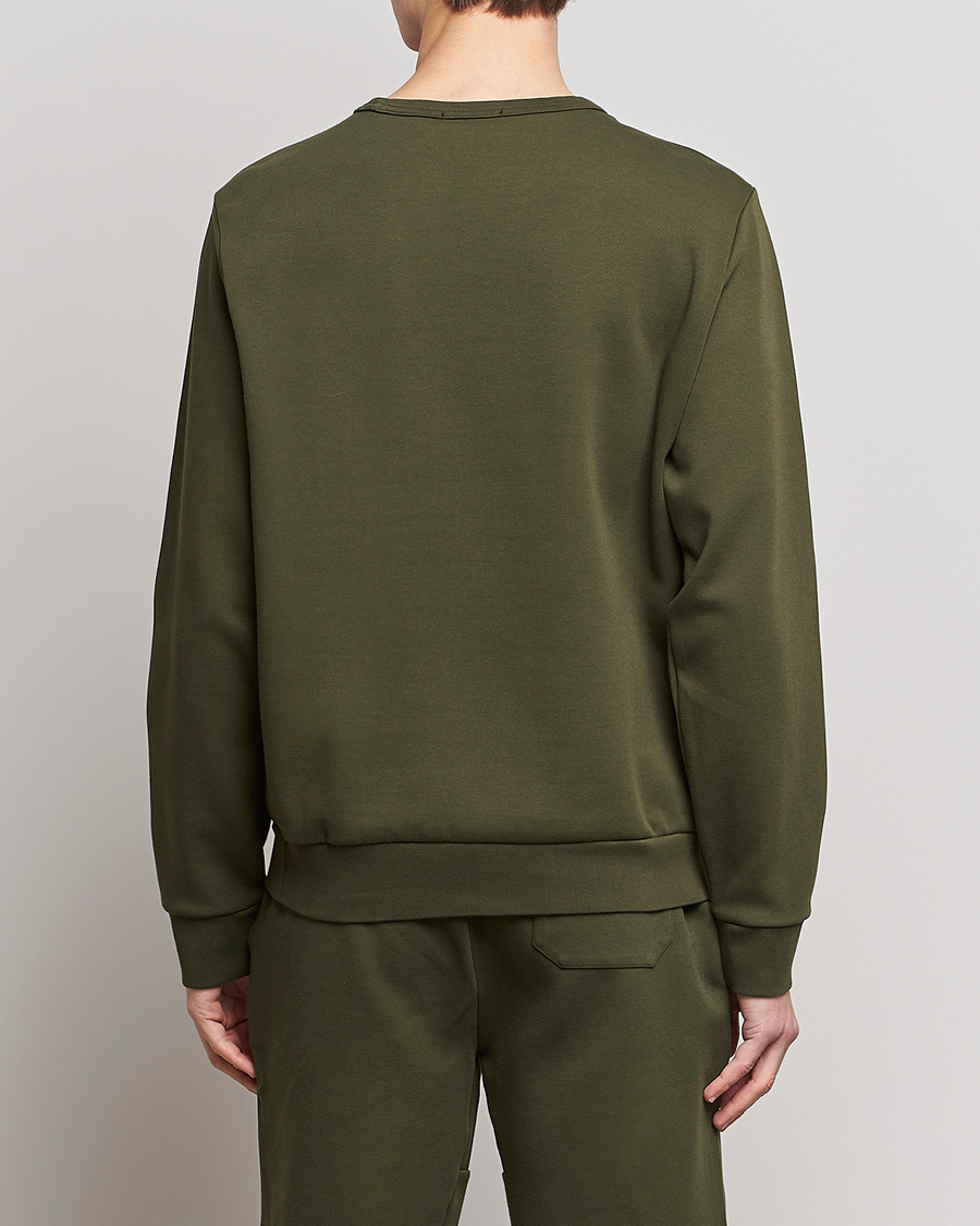 Herre | Gensere | Polo Ralph Lauren | Double Knit Center Logo Sweatshirt Company Olive