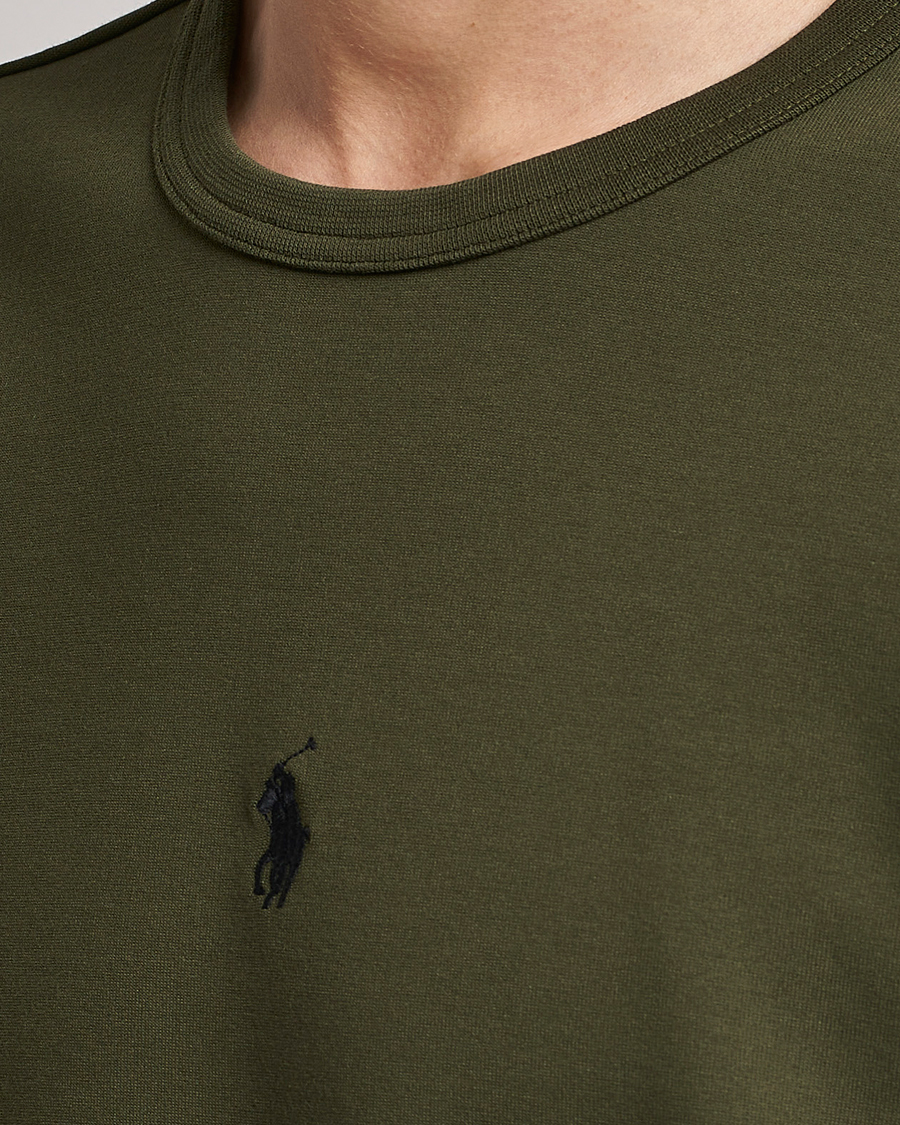 Herre | Gensere | Polo Ralph Lauren | Double Knit Center Logo Sweatshirt Company Olive