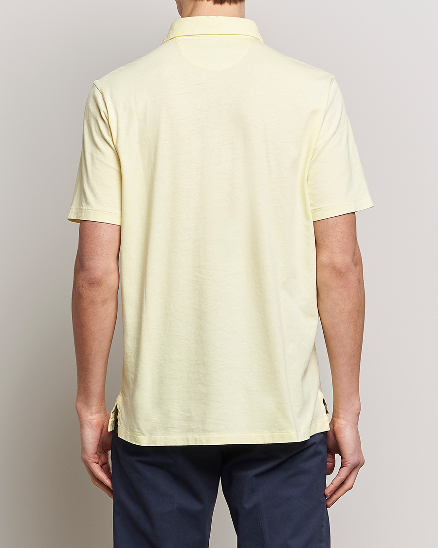 Herre | Pikéer | Polo Ralph Lauren | Cotton/Linen Polo Bristol Yellow