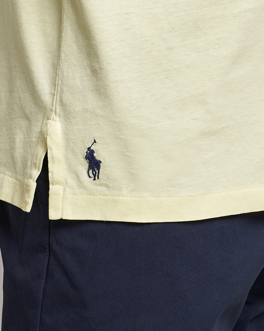 Herre | Pikéer | Polo Ralph Lauren | Cotton/Linen Polo Bristol Yellow
