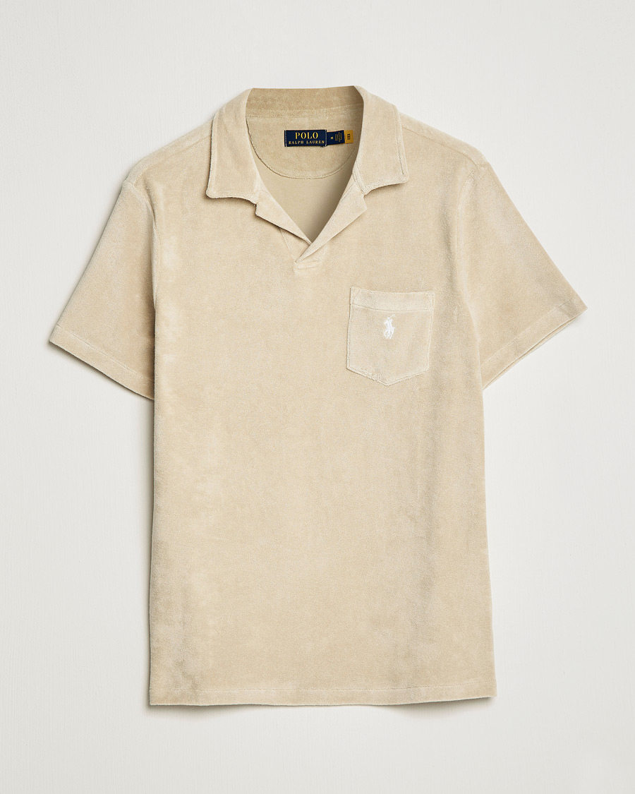 Herre | Pikéer | Polo Ralph Lauren | Cotton Terry Polo Spring Beige