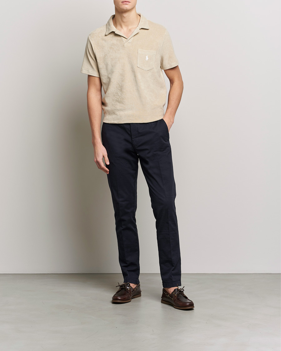 Herre | Pikéer | Polo Ralph Lauren | Cotton Terry Polo Spring Beige