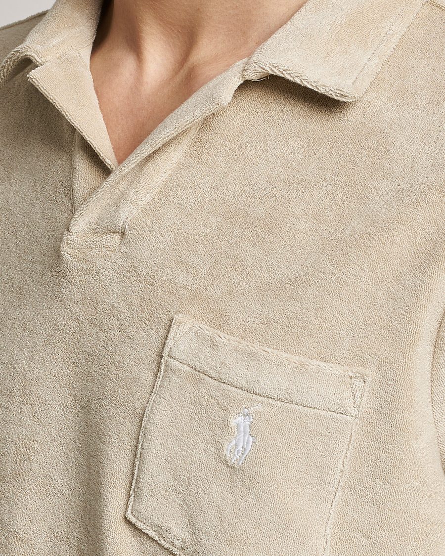 Herre | Pikéer | Polo Ralph Lauren | Cotton Terry Polo Spring Beige