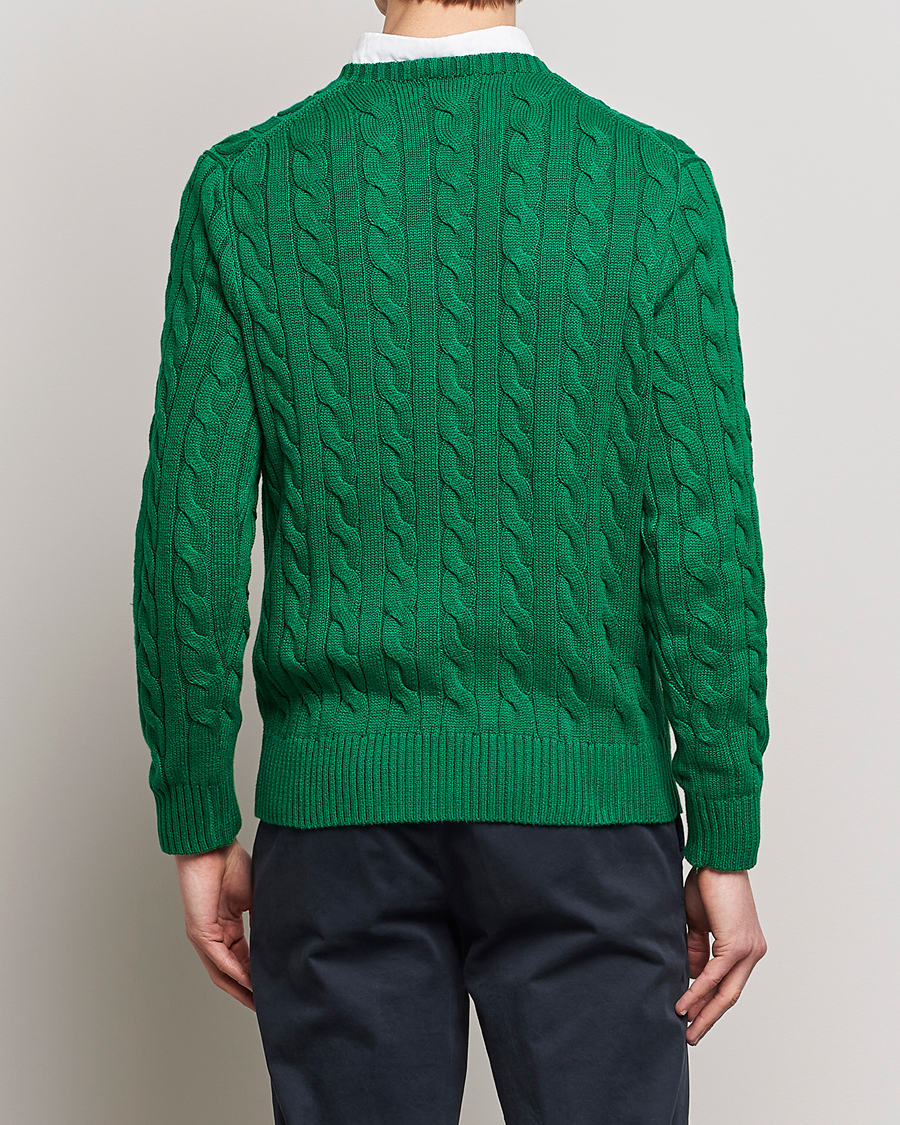 Herre | Gensere | Polo Ralph Lauren | Cotton Cable Pullover Athletic Green
