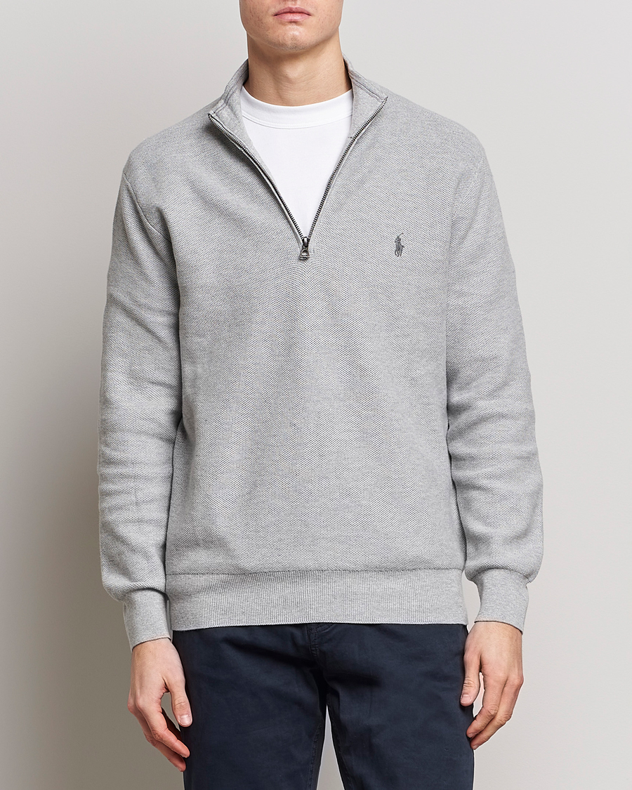 Herre |  | Polo Ralph Lauren | Textured Half-Zip Andover Heather