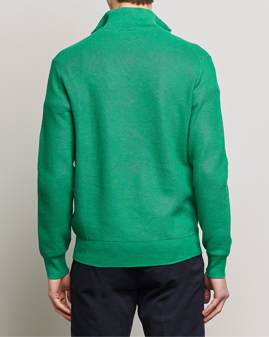 Herre | Gensere | Polo Ralph Lauren | Textured Half-Zip Optic Green Heather