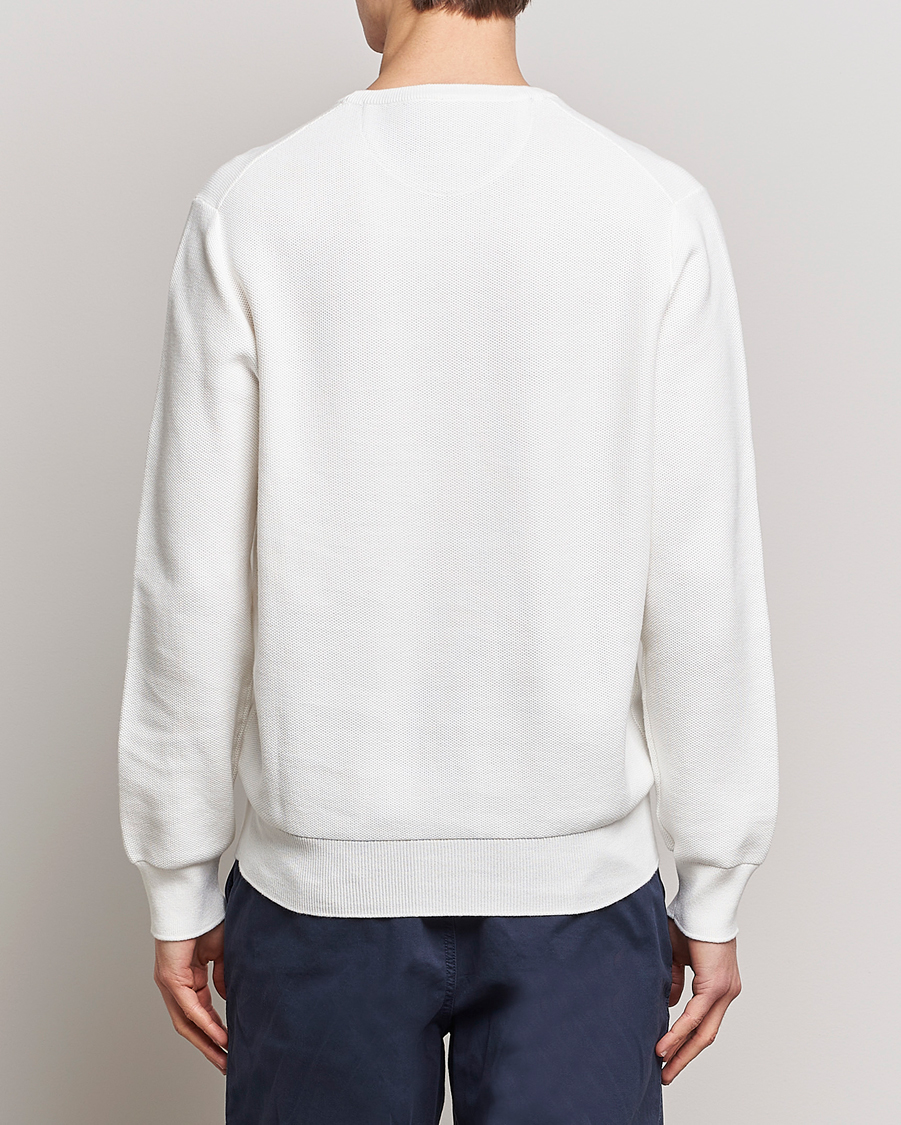 Herre | Gensere | Polo Ralph Lauren | Textured Crew Neck Sweater Deckwash White