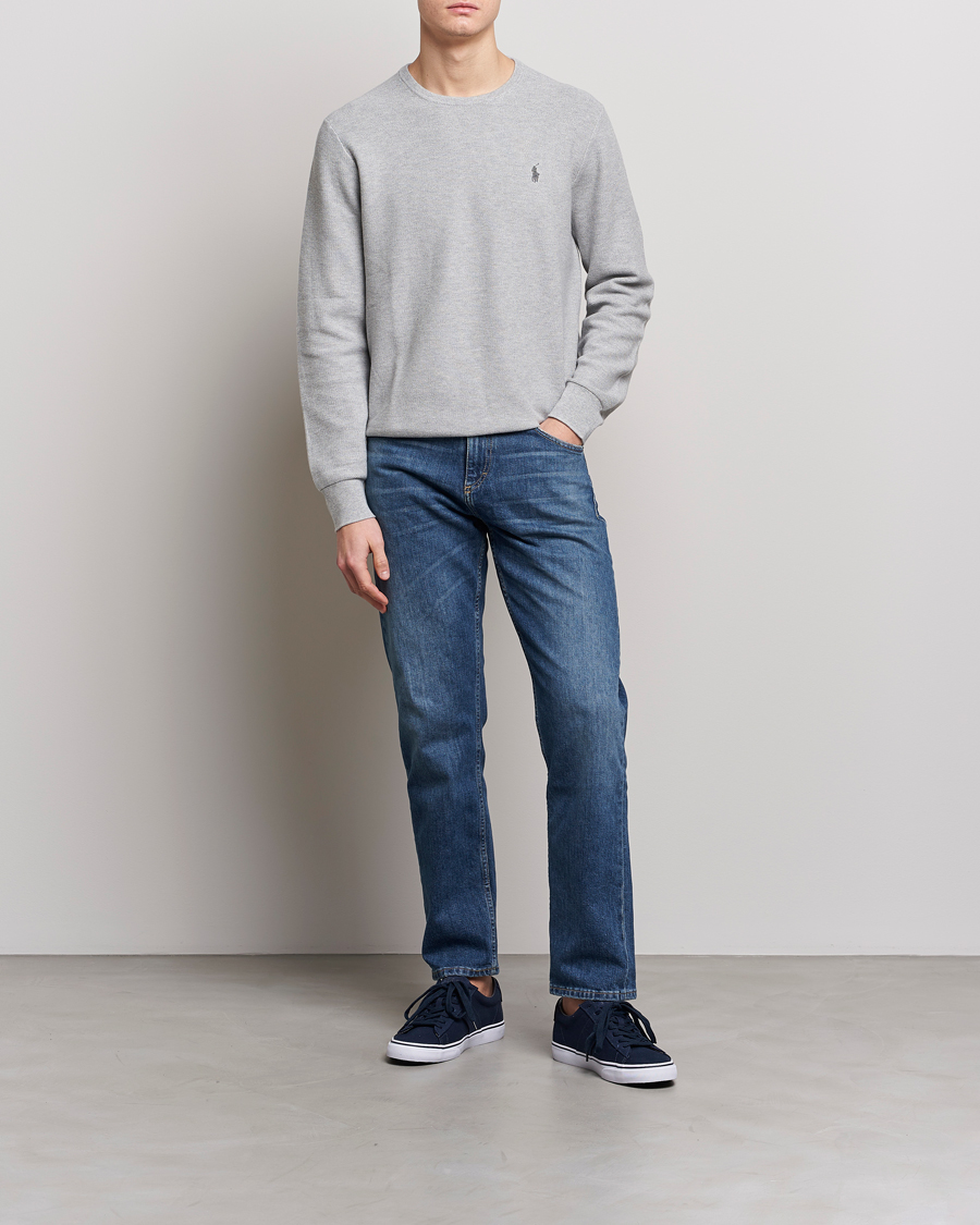 Herre | Gensere | Polo Ralph Lauren | Textured Crew Neck Sweater Andover Heather