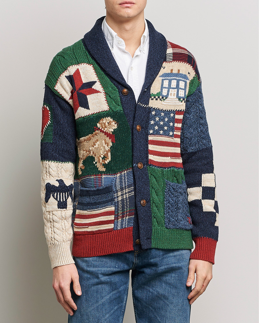 Herre | Gensere | Polo Ralph Lauren | Cotton Blend Shawl Collar Cardigan Multi