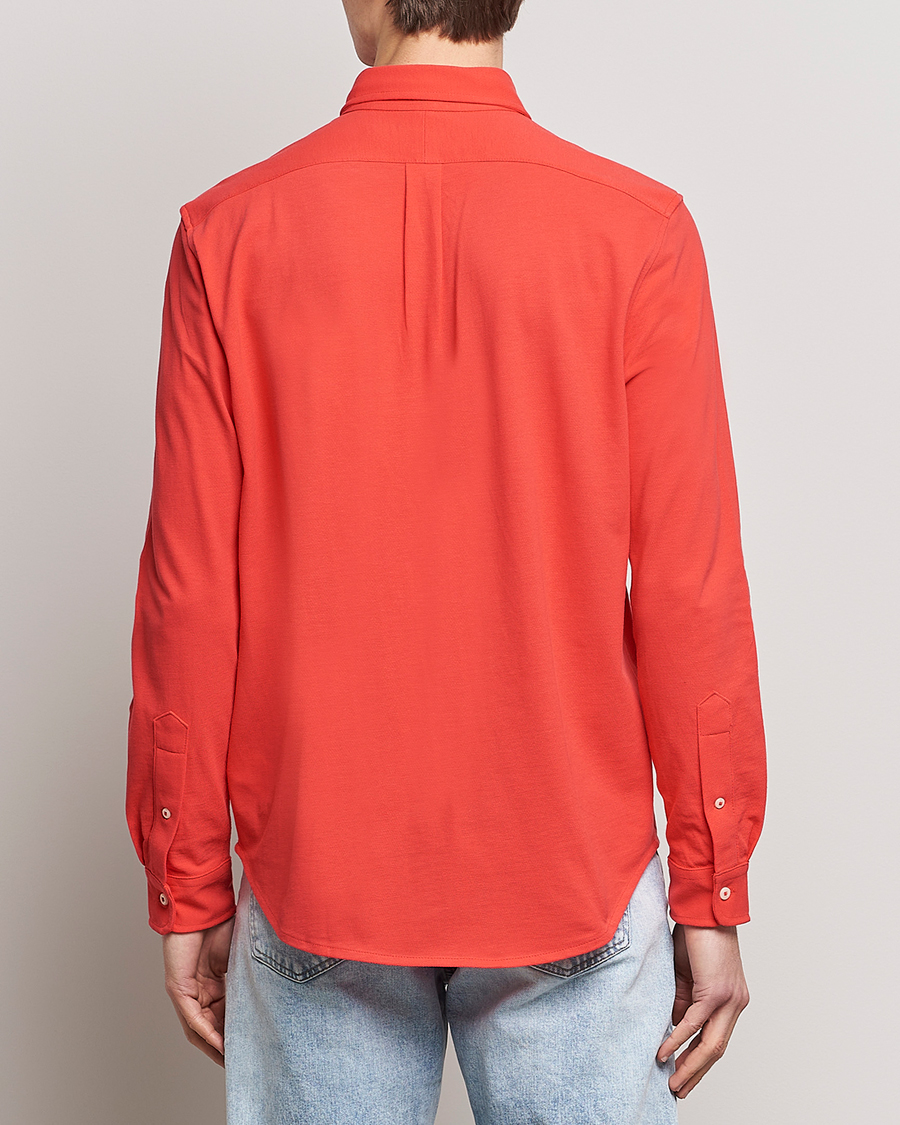 Herre | Skjorter | Polo Ralph Lauren | Featherweight Mesh Shirt Red Reef