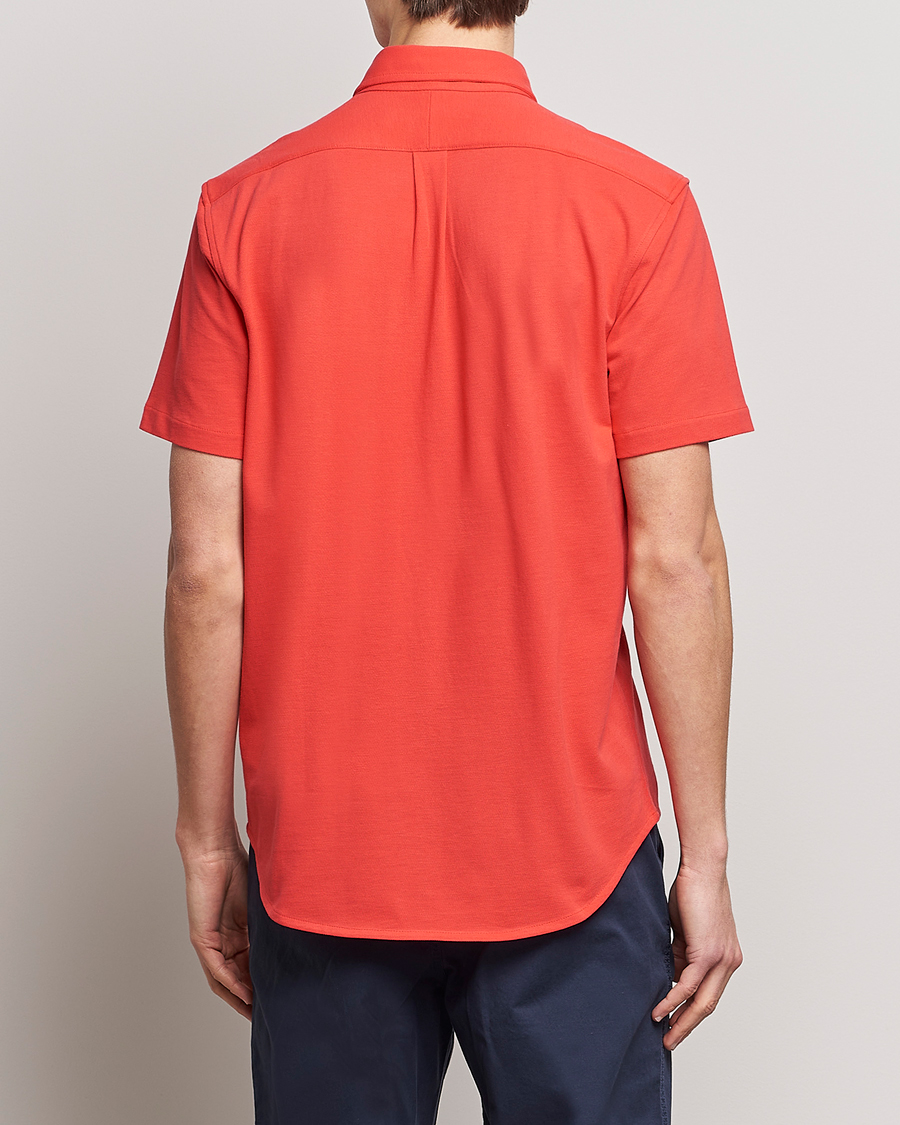 Herre | Skjorter | Polo Ralph Lauren | Featherweight Mesh Short Sleeve Shirt Red Reef