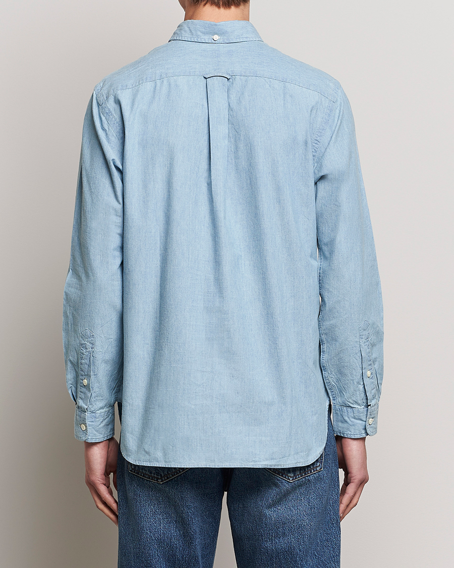 Herre | Skjorter | Polo Ralph Lauren | Chambray Popover Shirt Light Indigo