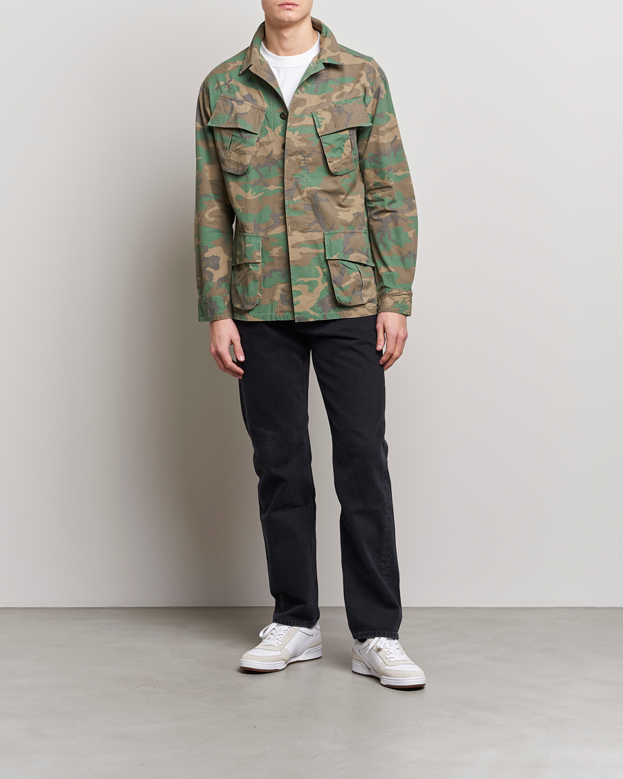 Herre | Skjorter | Polo Ralph Lauren | Twill Overshirt Iconic Camo