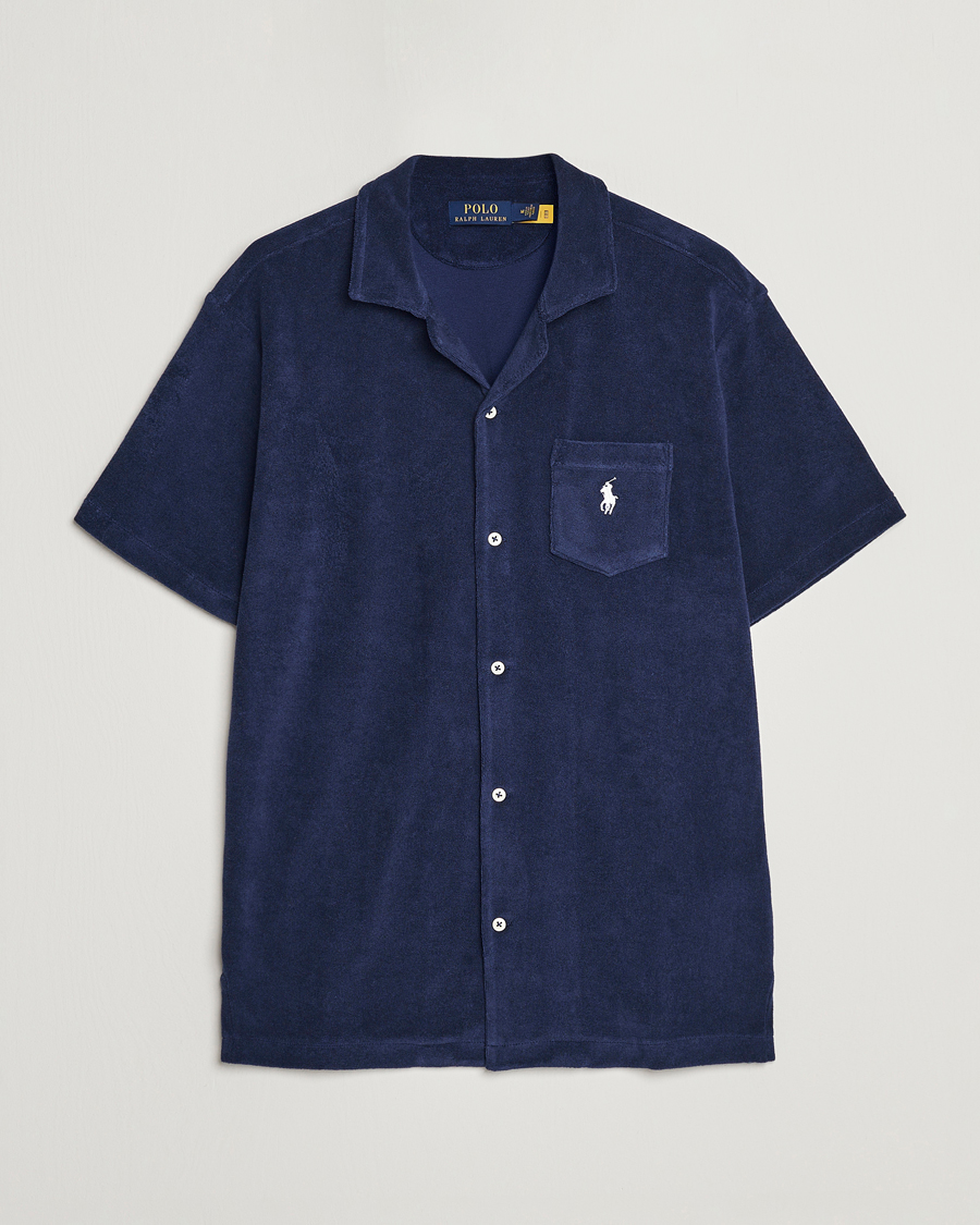Herre | Skjorter | Polo Ralph Lauren | Cotton Terry Short Sleeve Newport Navy