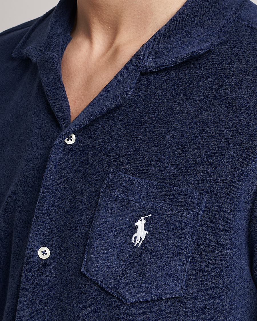 Herre | Skjorter | Polo Ralph Lauren | Cotton Terry Short Sleeve Newport Navy