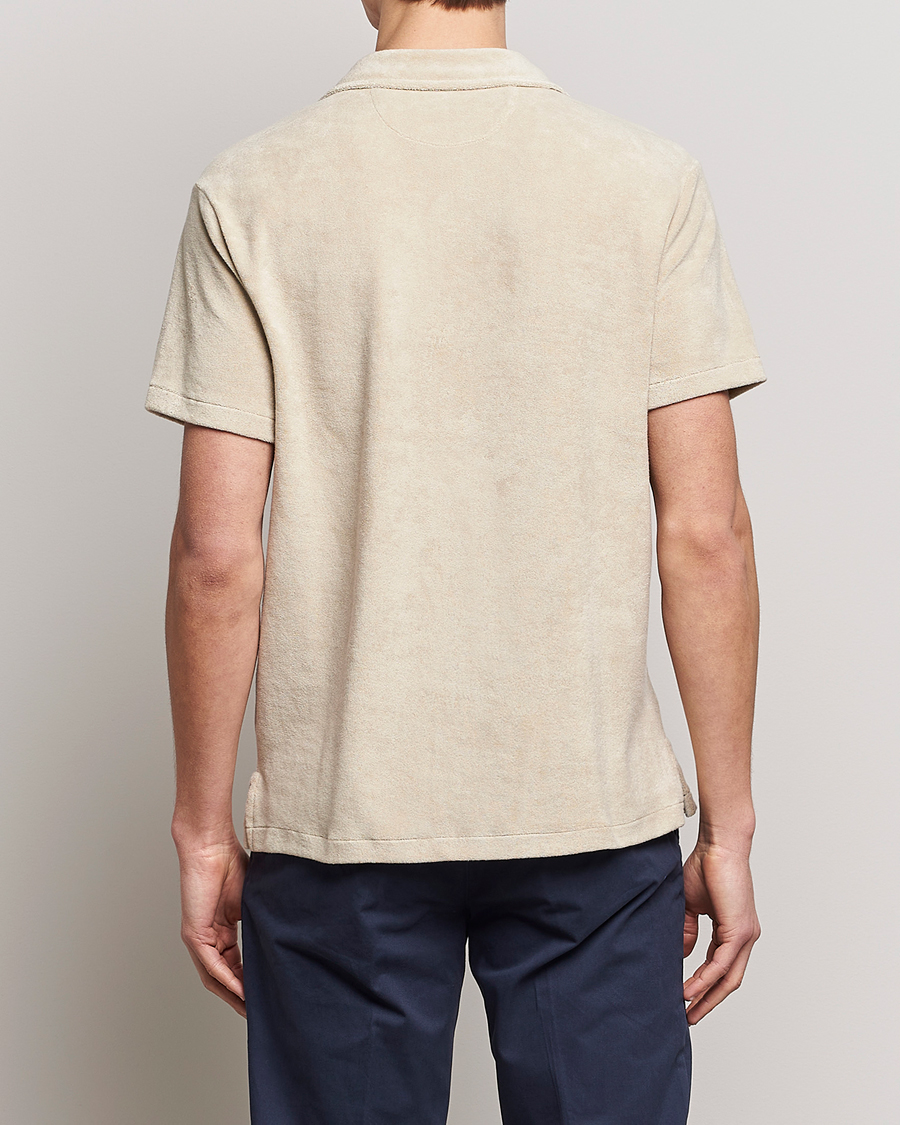 Herre | Skjorter | Polo Ralph Lauren | Cotton Terry Short Sleeve Shirt Spring Beige