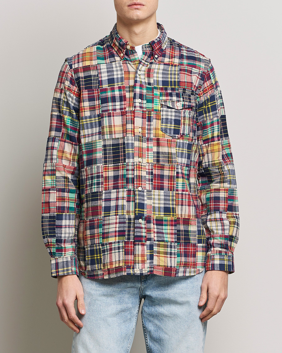 Herre | Skjorter | Polo Ralph Lauren | Madras Patchwork Overshirt Multi