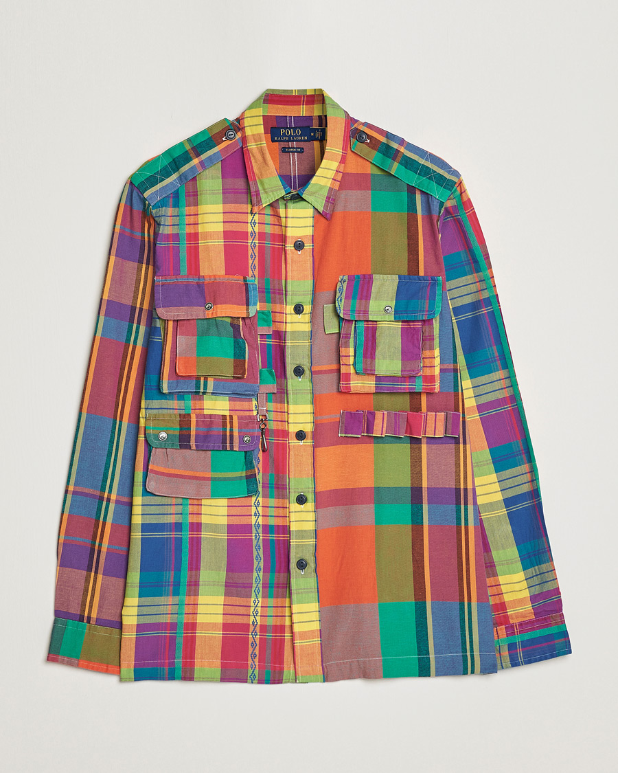 Herre | Skjorter | Polo Ralph Lauren | Madras Checked Shirt Yellow/Green